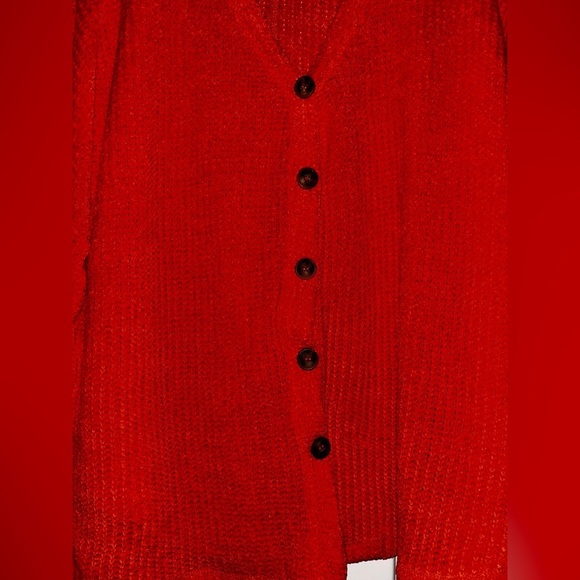 Umgee Chunky Knit Cardigan Women L Coastal Grandmacore Basic Simple Essential - Picture 5 of 7